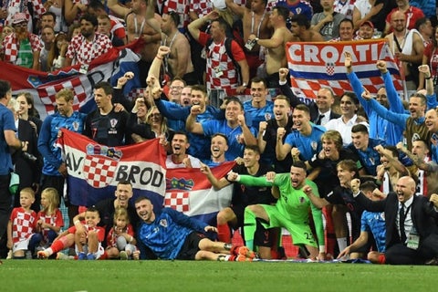 Croacia venció a Inglaterra en la semifinal