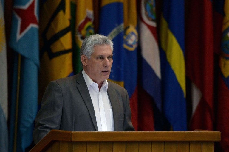 Miguel Diaz-Canel, presidente de Cuba