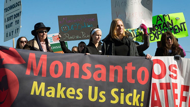 Protestas contra Monsanto en EE.UU.