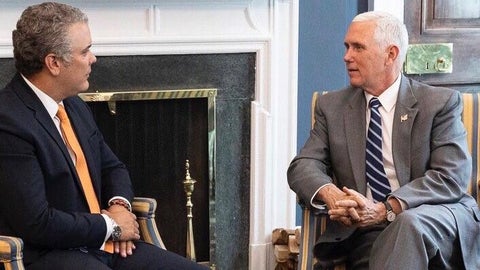 Reunión Iván Duque Mike Pence