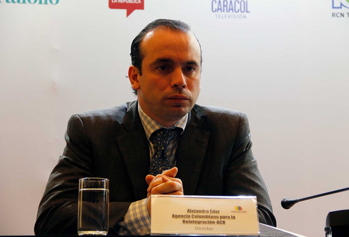 Alejandro Eder, exdirector de la Agencia Colombiana para la Reintegración