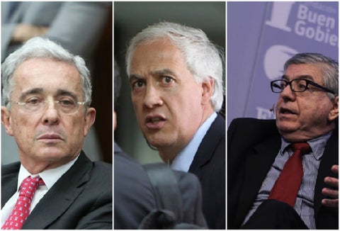 Álvaro Uribe, Samuel Moreno y César Gaviria
