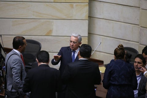 Álvaro Uribe Vélez en el Senado
