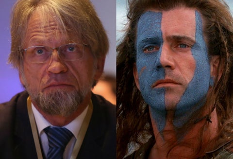 Antanas Mockus, hizo un 'William Wallace'