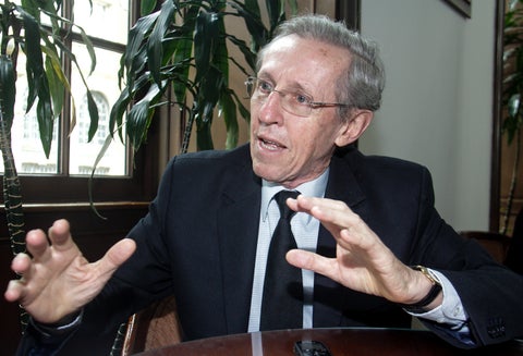 El exministro Antonio Navarro Wolff.