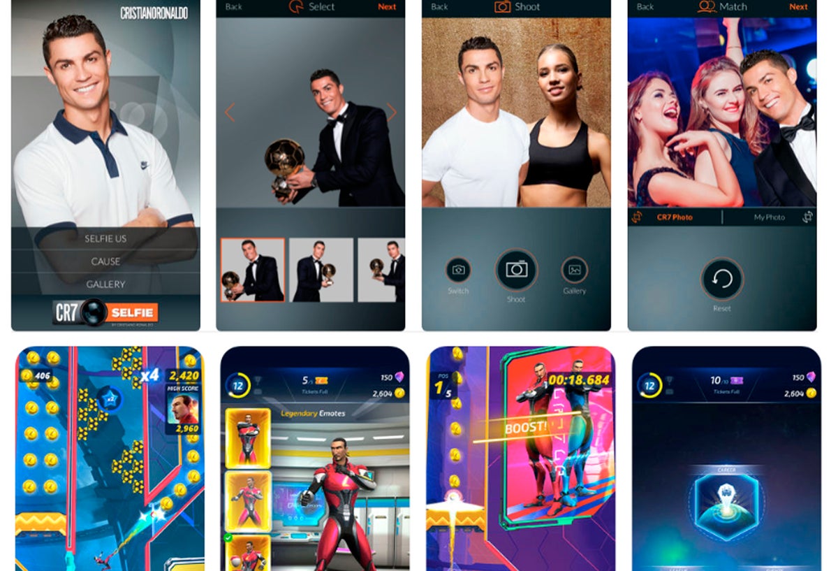 Cristiano y Zlatan protagonizan algunas de las apps