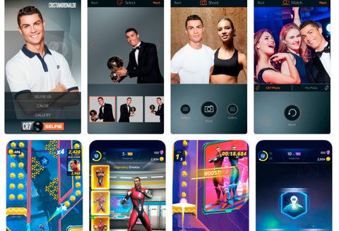 Cristiano y Zlatan protagonizan algunas de las apps
