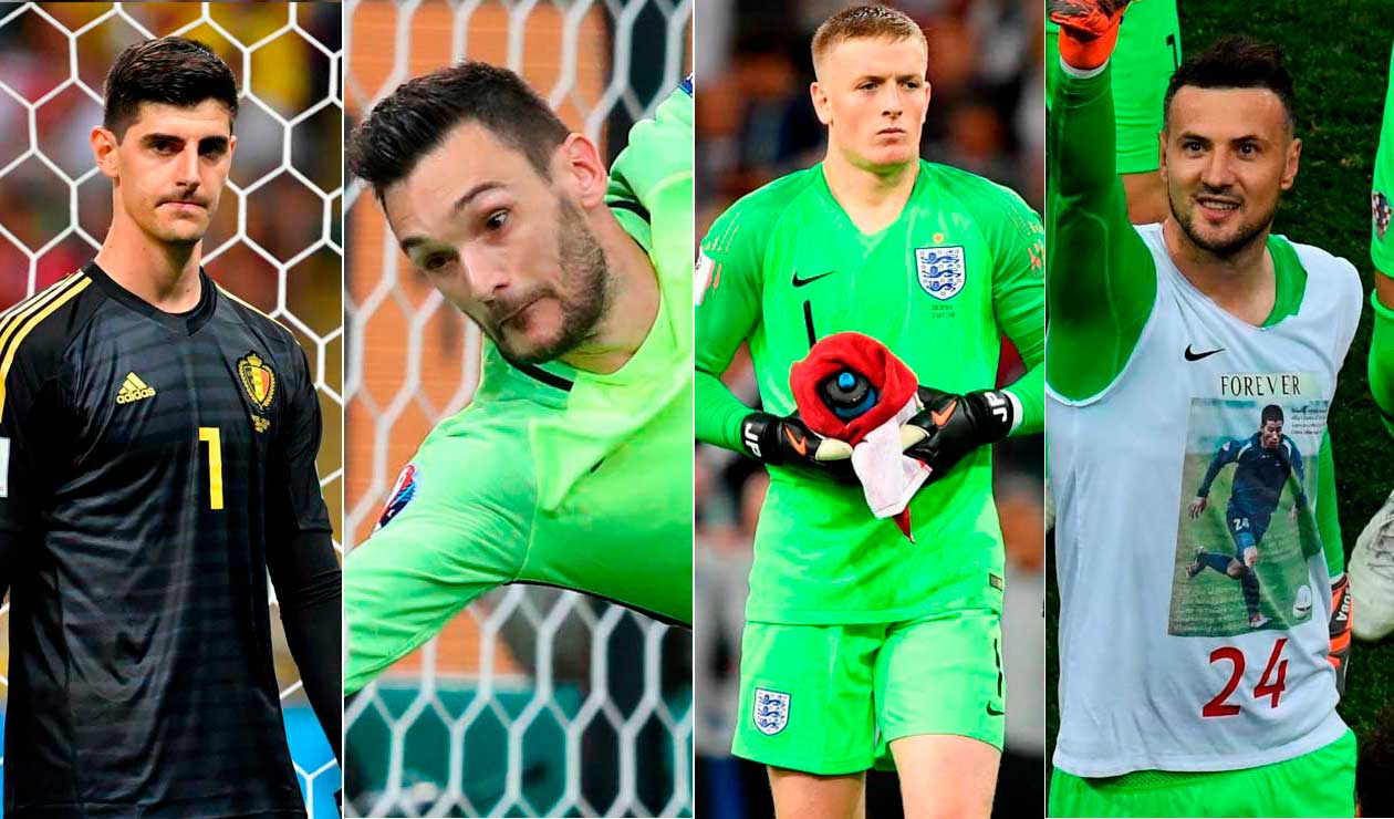 Courtois, Lloris, Pickford y Subacic, semifinalistas del Mundial