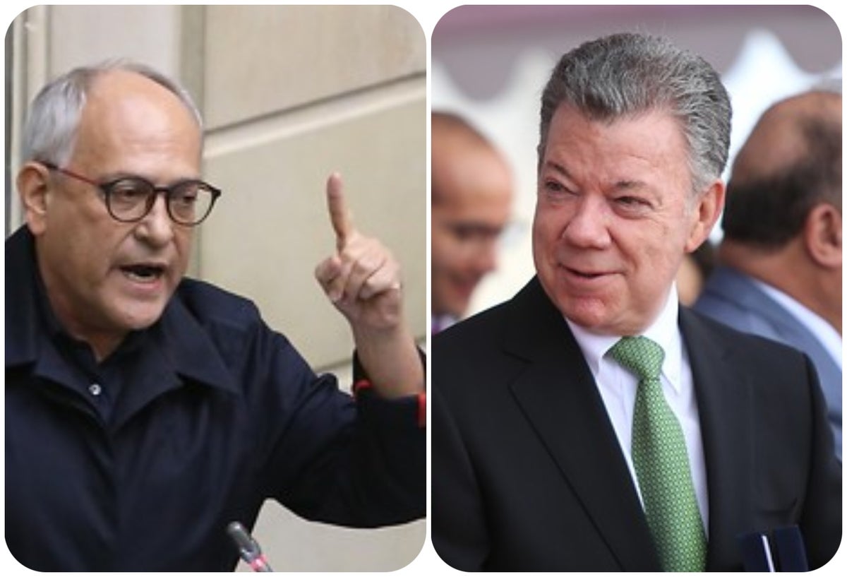 José Obdulio Gaviria y Juan Manuel Santos