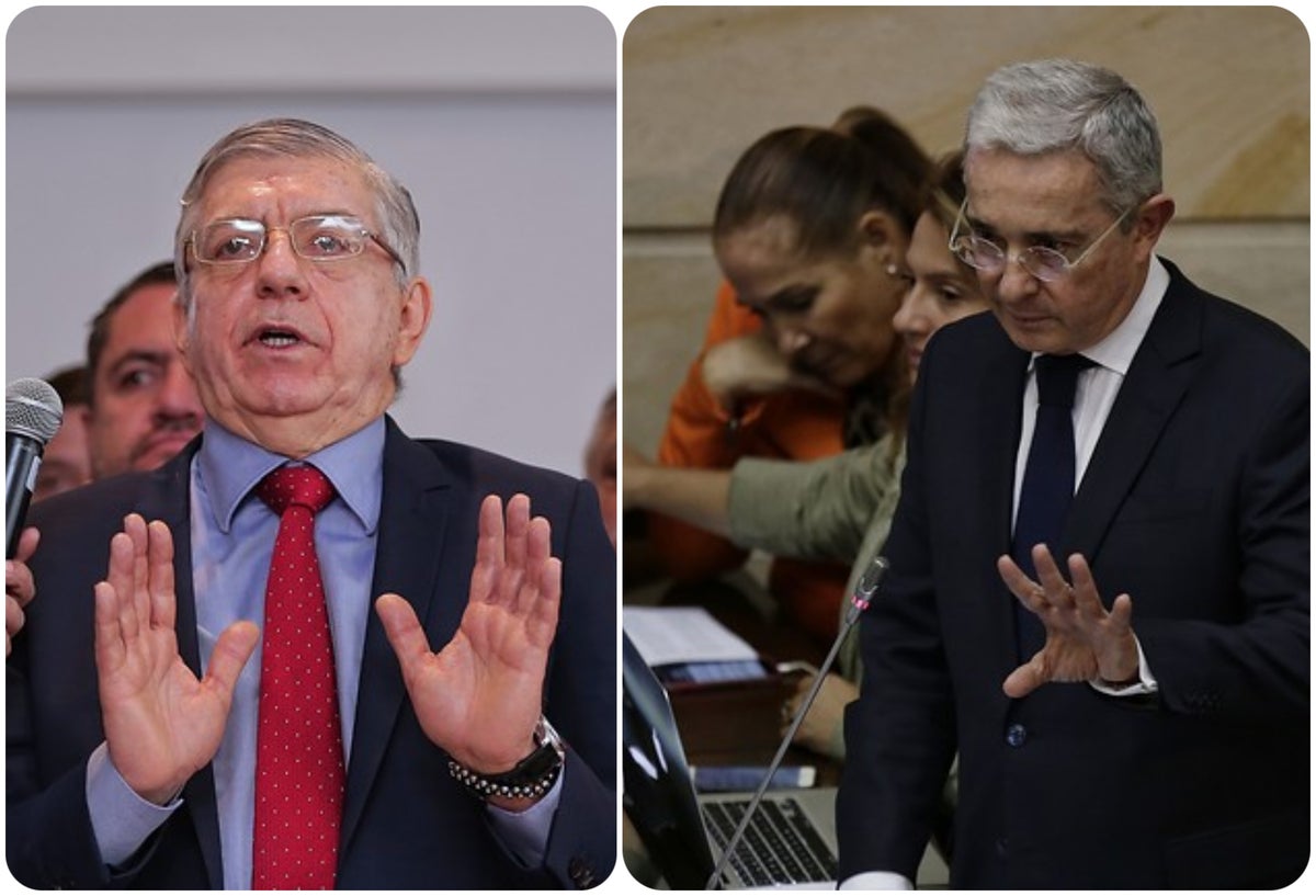 Expresidentes César Gaviria y Álvaro Uribe