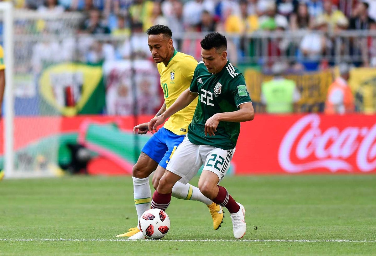 Brasil vs México en el Samara Aerena