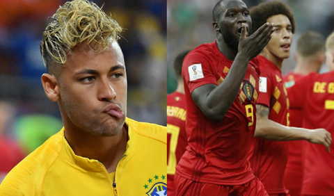 Neymar y Romelu Lukaku