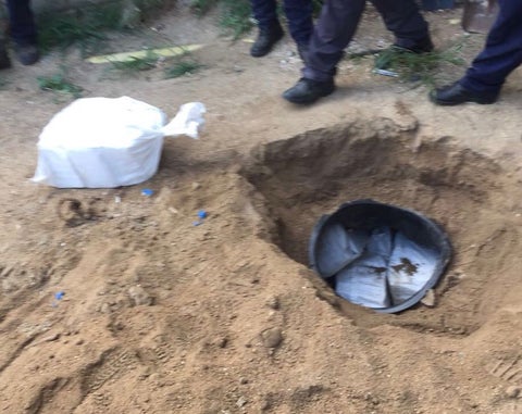 La caleta de la Armada hallada en Magdalena