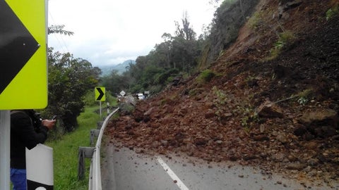 Cierres en vías de Antioquia