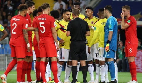 Colombia vs Inglaterra en Rusia 2018