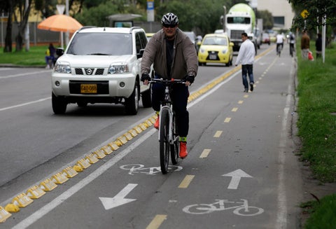 Cicloruta en Bogotá