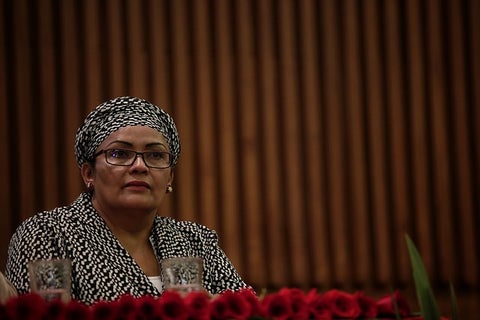 Victoria Sandino, vocera del partido Farc