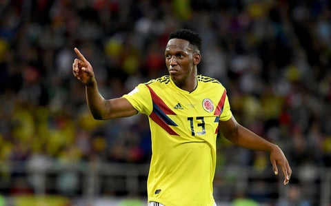 Yerry Mina marcó tres goles en Rusia 2018