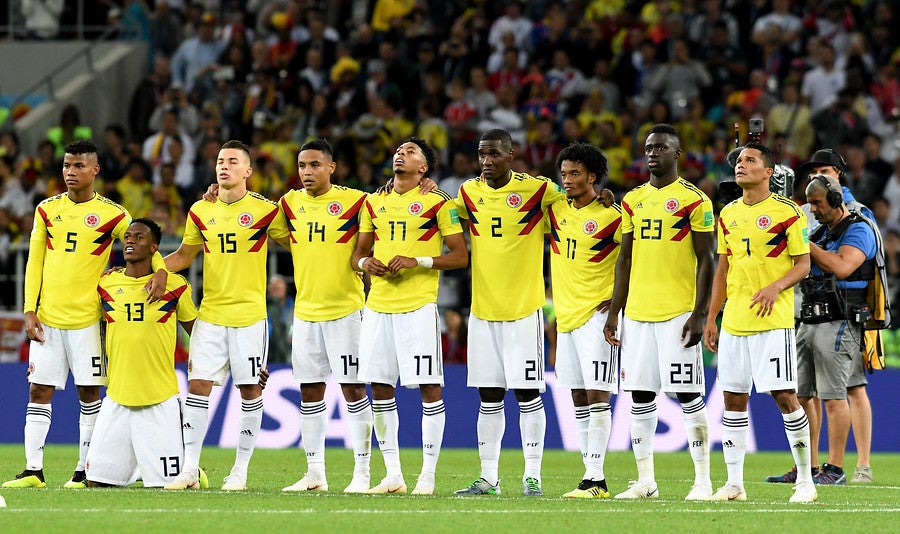 Jugadores de la Selección Colombia