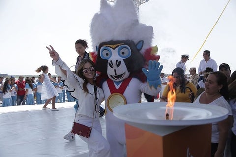 El fuego de los Juegos Centroamericanos y del Caribe llegó a Barranquilla