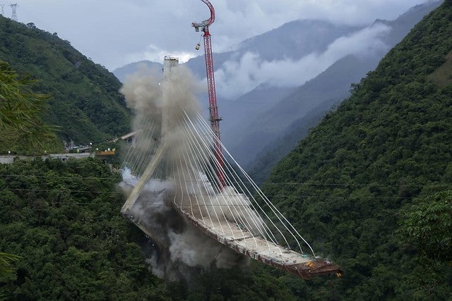 Implosión del Chirajara duró menos de un minuto