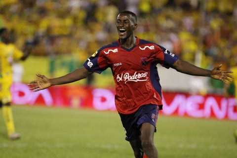 Jackson Martínez jugando para el Independiente Medellín en el 2009