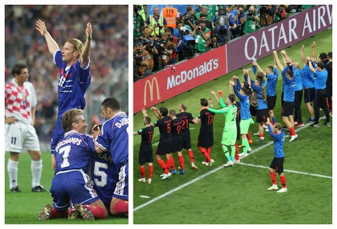 Croatas y franceses se vieron las caras en la semifinal de 1998