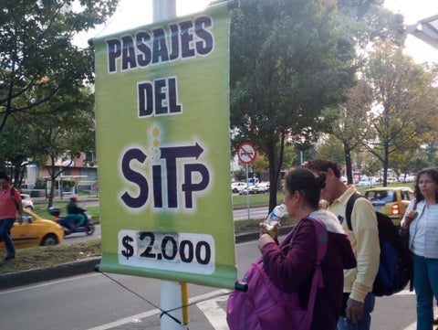 Así se venden los transbordos del SITP
