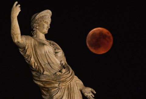 Eclipse en Atenas, Grecia