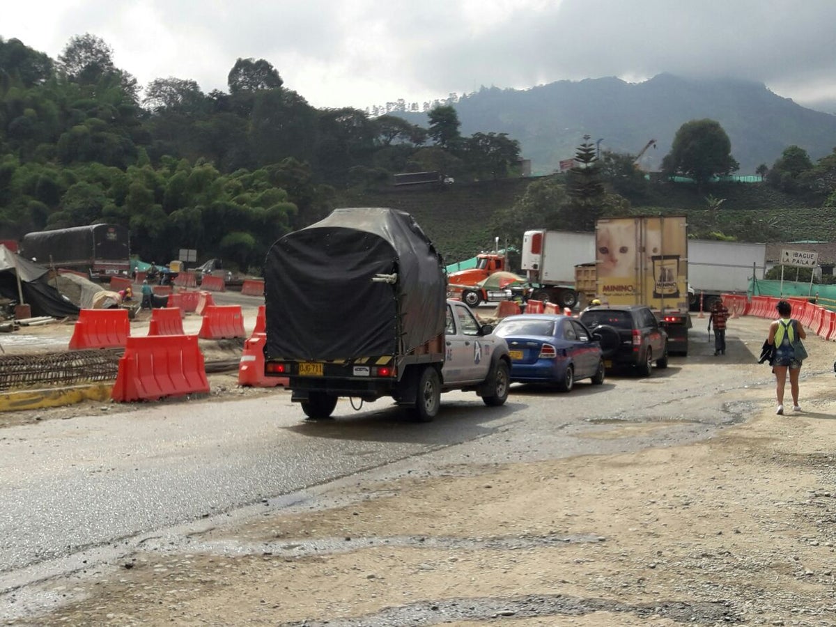 Vía el ternero en Quindío.
