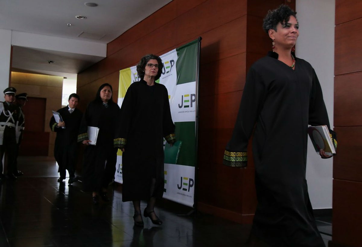 Los magistrados de la JEP