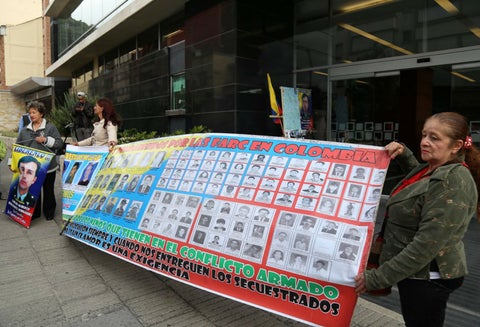 Las víctimas de las Farc acudieron a la cita de las Farc ante la JEP