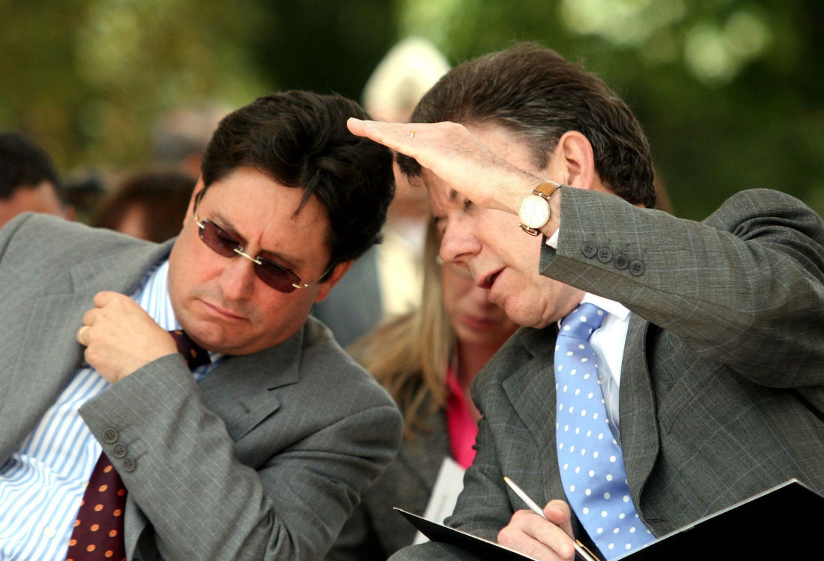 Francisco Santos y Juan Manuel Santos, los familiares que pelean en política