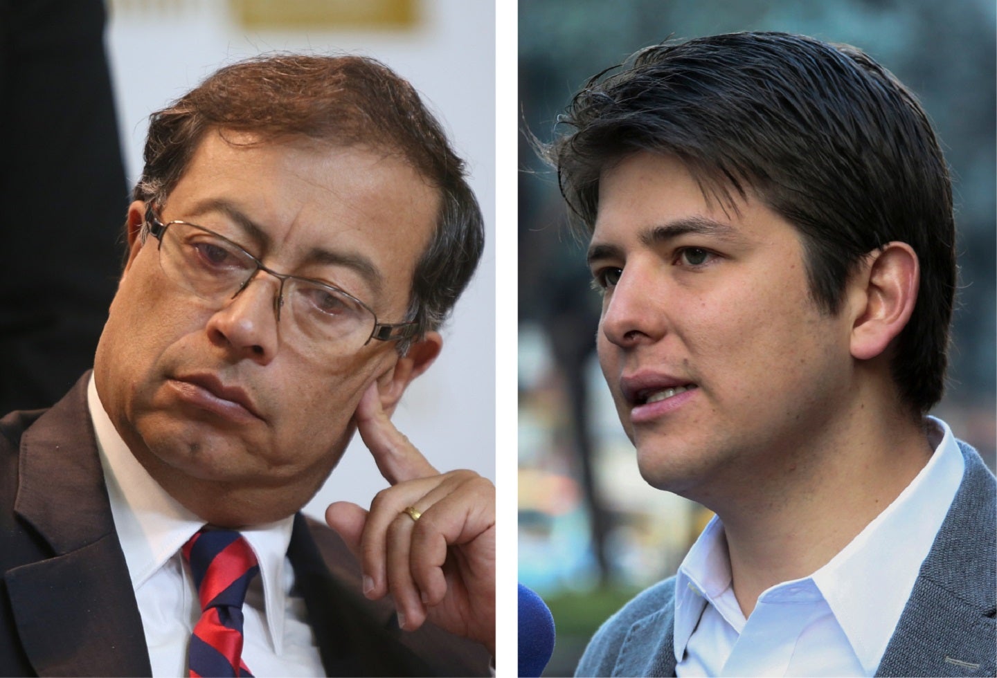 Gustavo Petro y Miguel Uribe, en pelea por la consulta anticorrupción