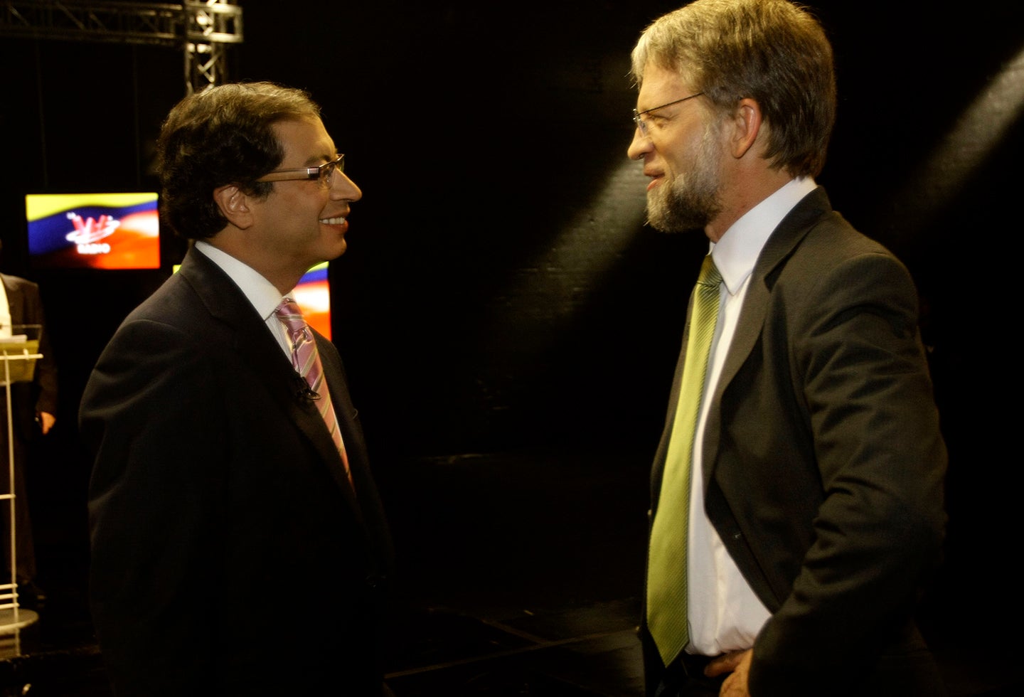 Gustavo Petro y Antanas Mockus, congresistas