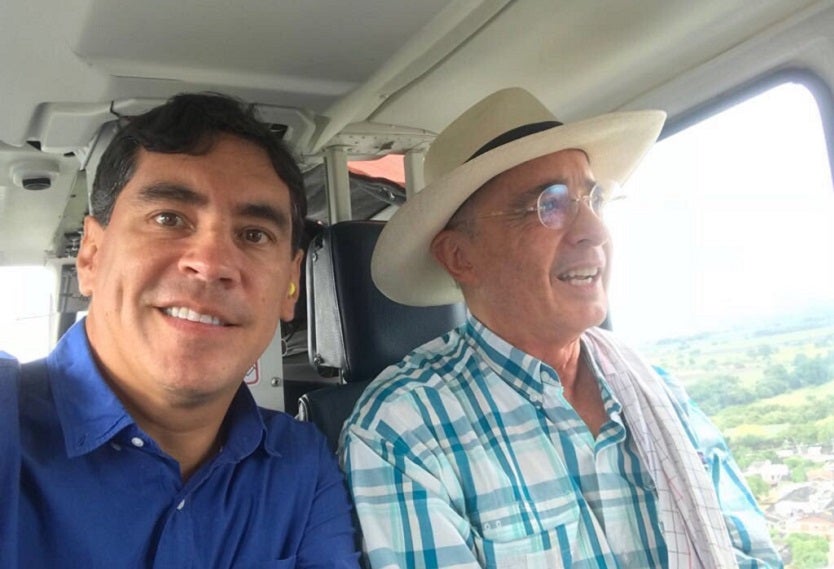 Álvaro Hernán Prada y Álvaro Uribe Vélez