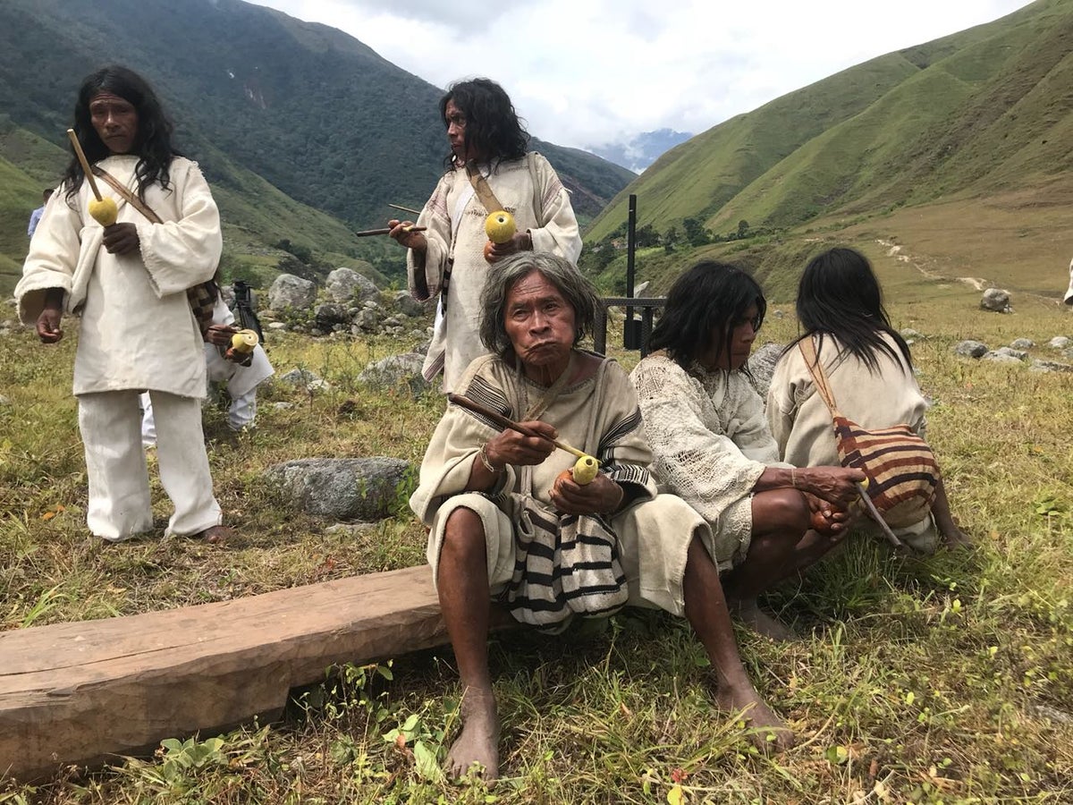 Indígenas en la Sierra Nevada de Santa Marta