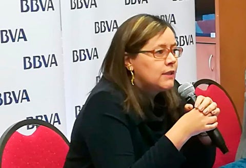 Juana Téllez, economista jefe del BBVA Colombia