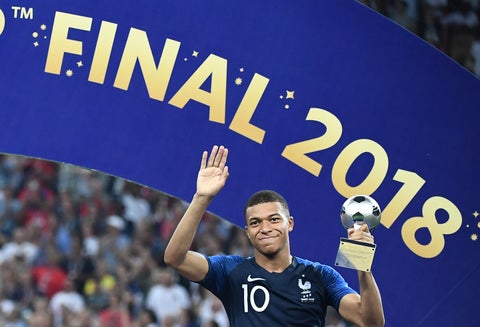 Kylian Mbappé, elegido el mejor jugador joven del Mundial Rusia 2018