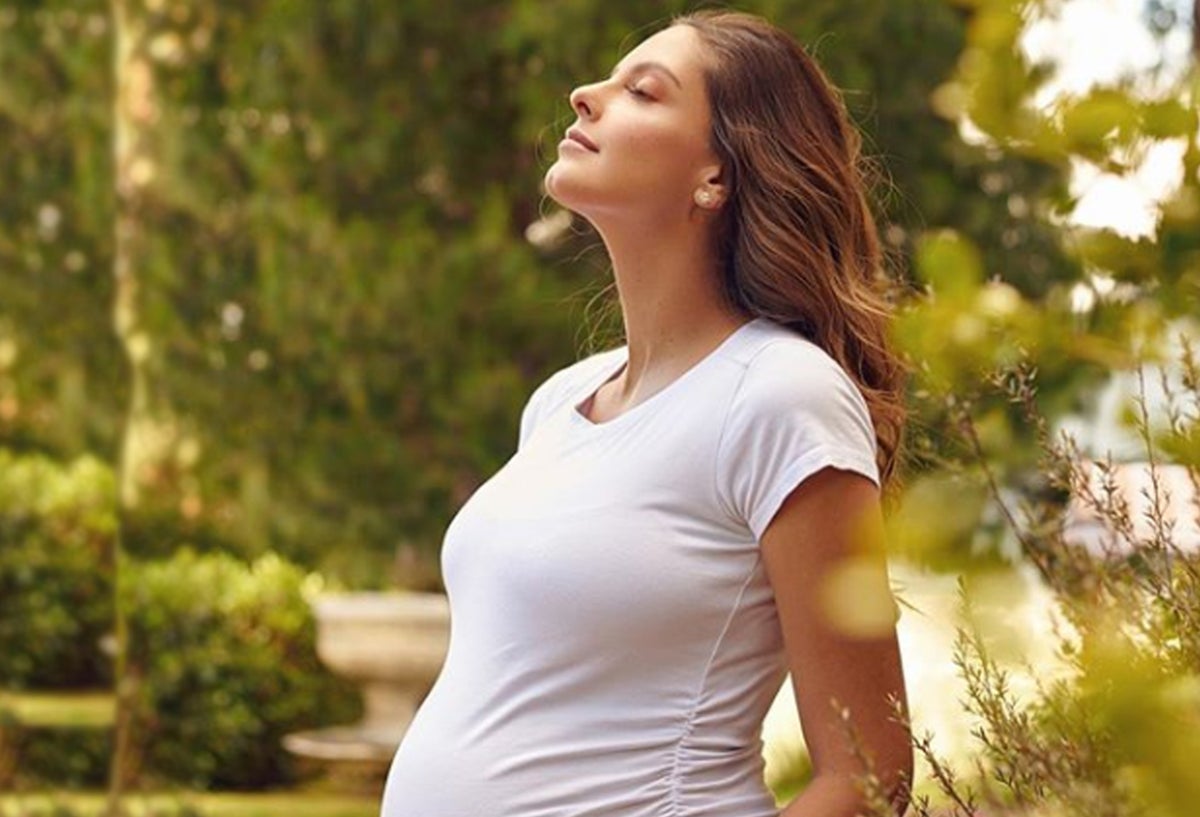 Laura Acuña, a punto de tener a su hijo Nicolás