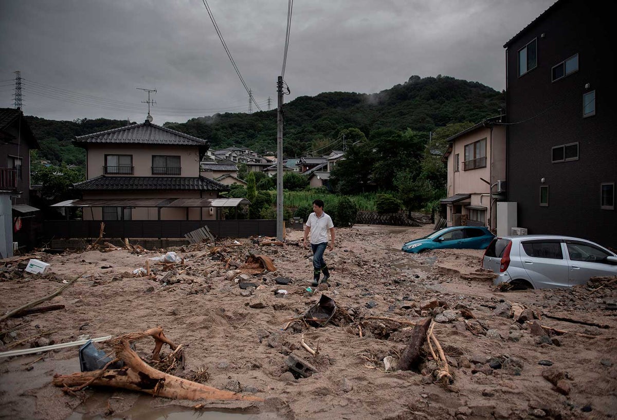 Lluvias en Japón