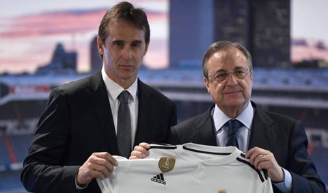 Lopetegui y Florentino Pérez