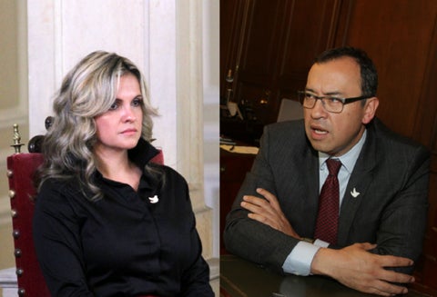 Maria Andrea Nieto y Alfonso Prada, de nuevo enfrentados.