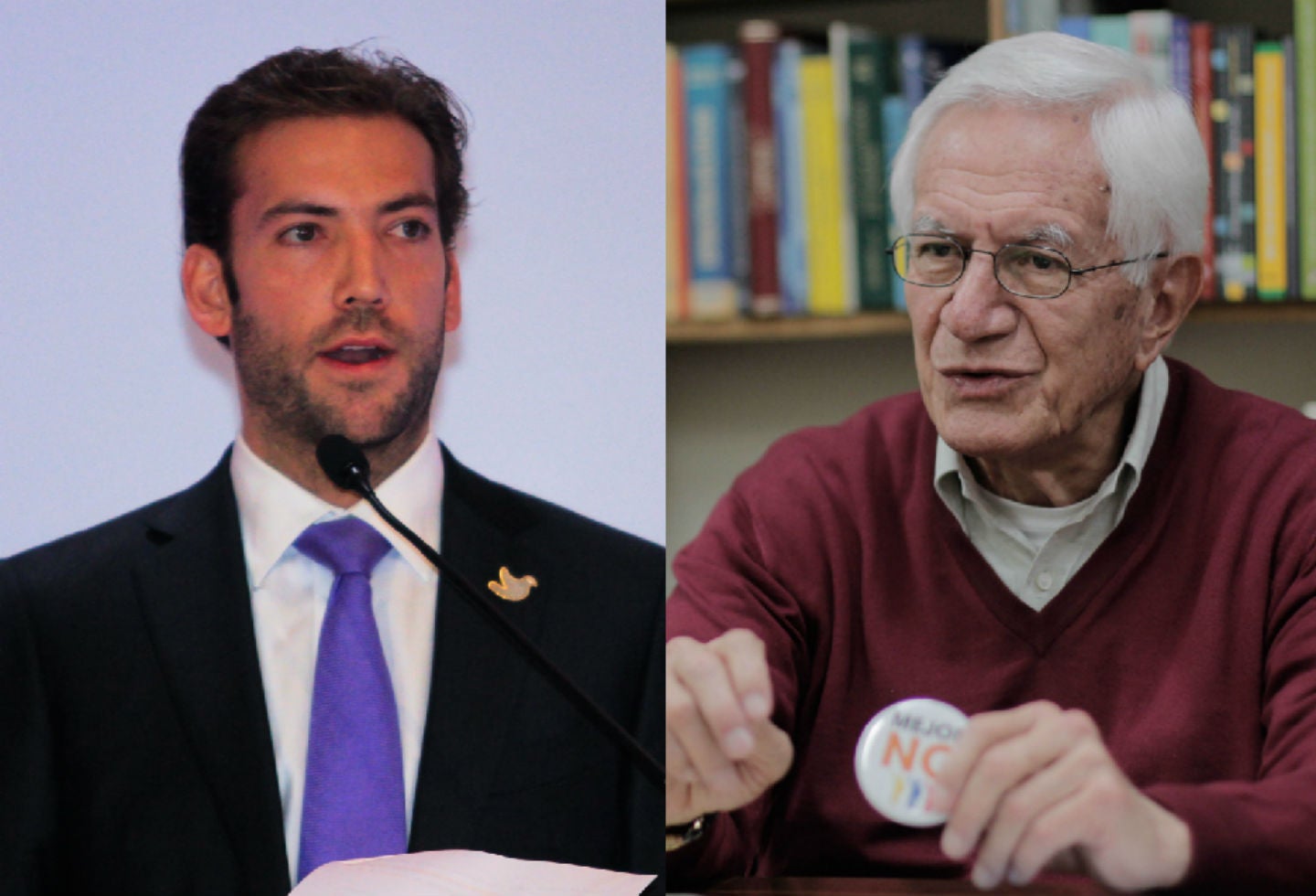 Martín Santos y Jaime Castro