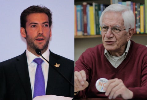 Martín Santos y Jaime Castro