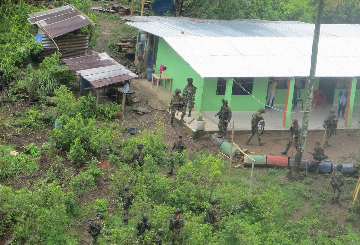 Militares en Argelia, Cauca