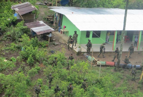 Militares en Argelia, Cauca