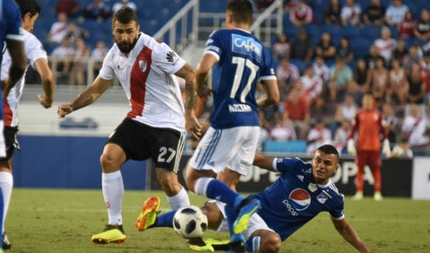 Millonarios perdió en el amistoso ante River Plate