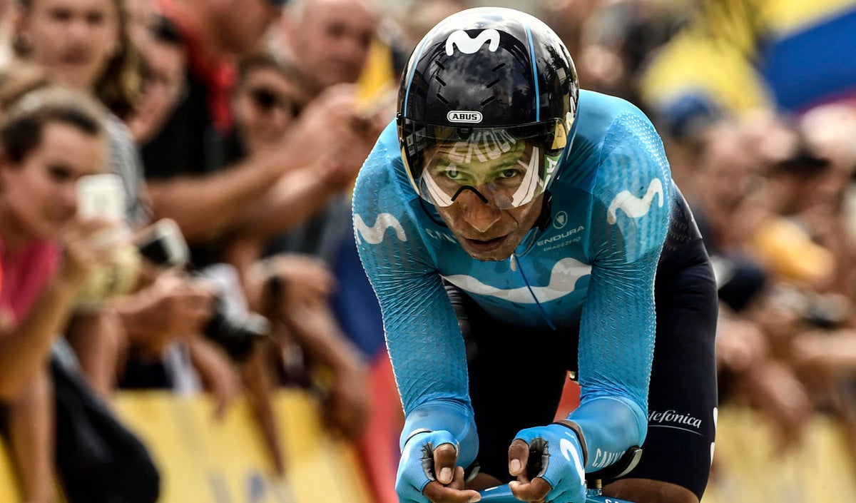 Nairo Quintana, ciclista del Movistar