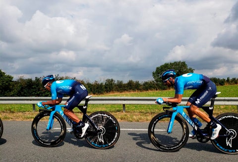 Nairo entrenando en Francia de cara al Tour
